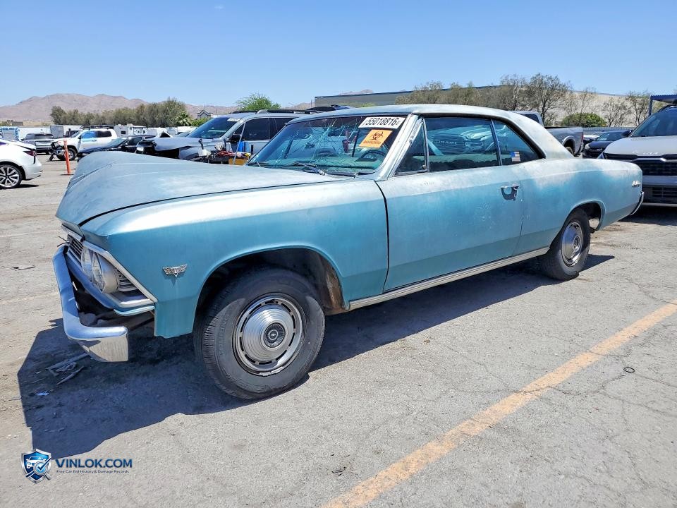 1966 CHEVROLET CHEVELLE MALIBU – Lot 55018816 auction photo