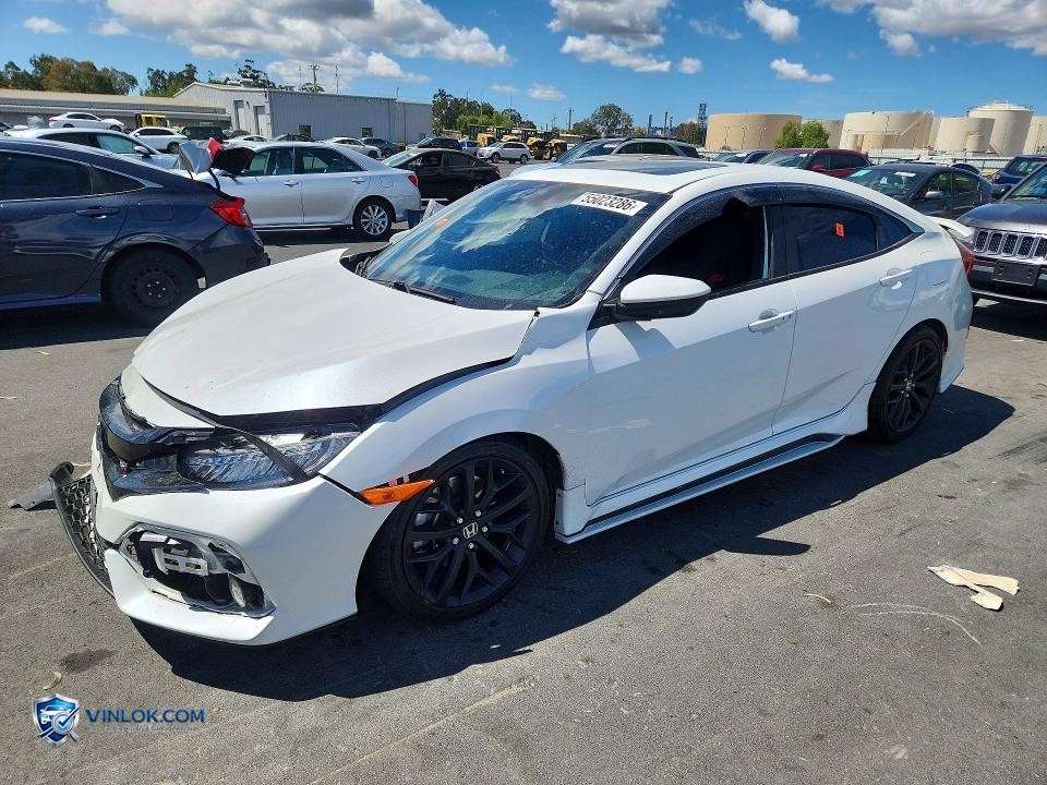 2020 HONDA CIVIC SI – Lot 55023286 auction photo