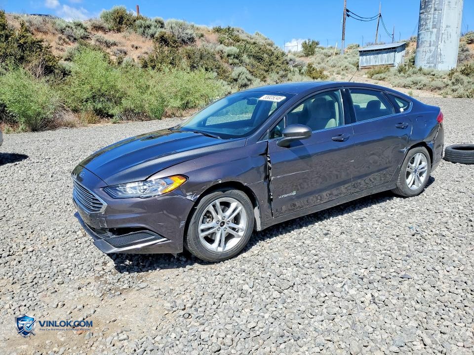 2018 FORD FUSION SE HYBRID – Lot 55025246 auction photo