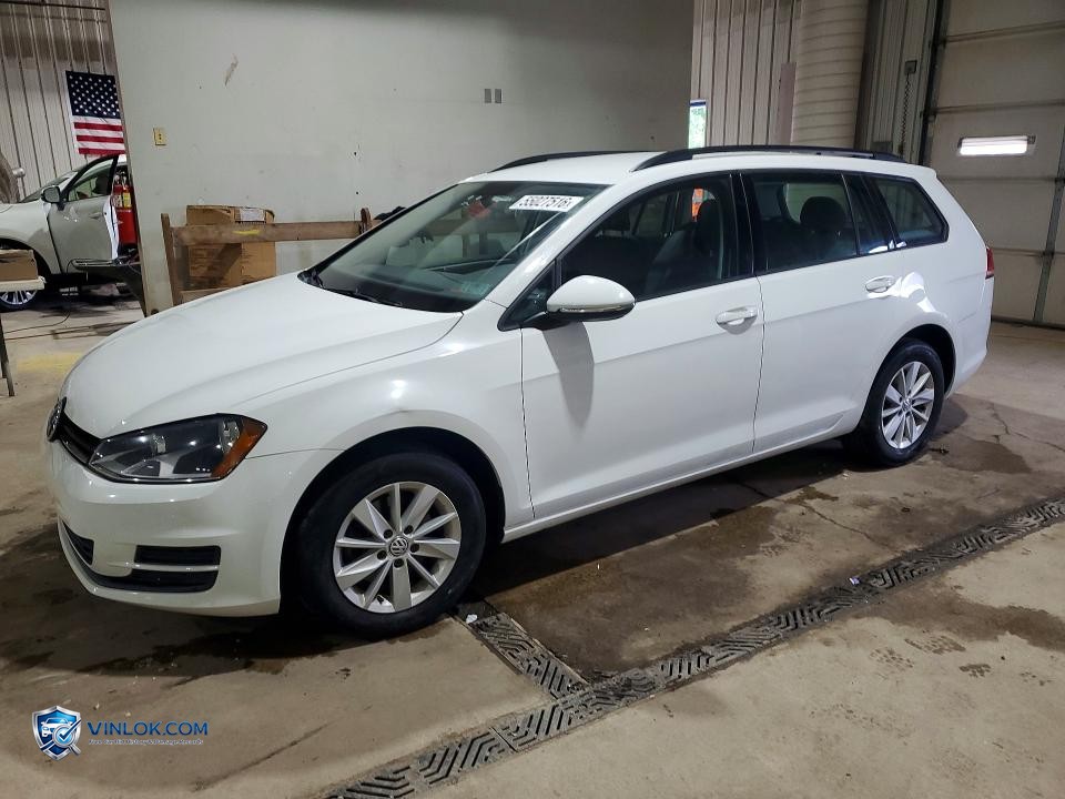 2017 VOLKSWAGEN GOLF SPORTWAGEN S – Lot 55027516 auction photo