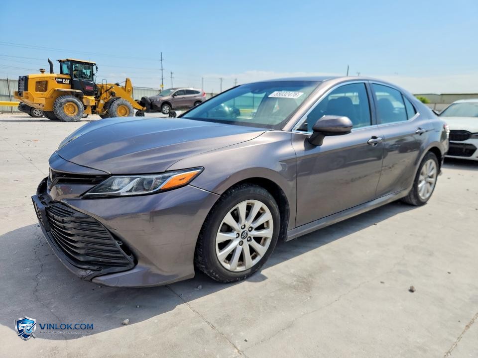 2018 TOYOTA CAMRY LE – Lot 55032476 auction photo