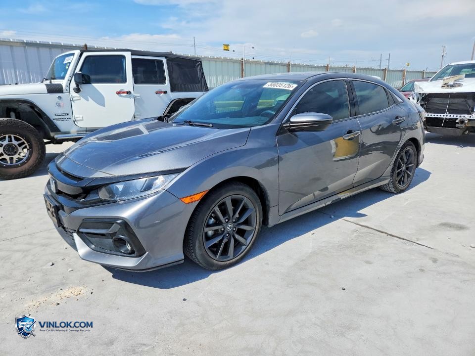 2020 HONDA CIVIC EXL – Lot 55035126 auction photo