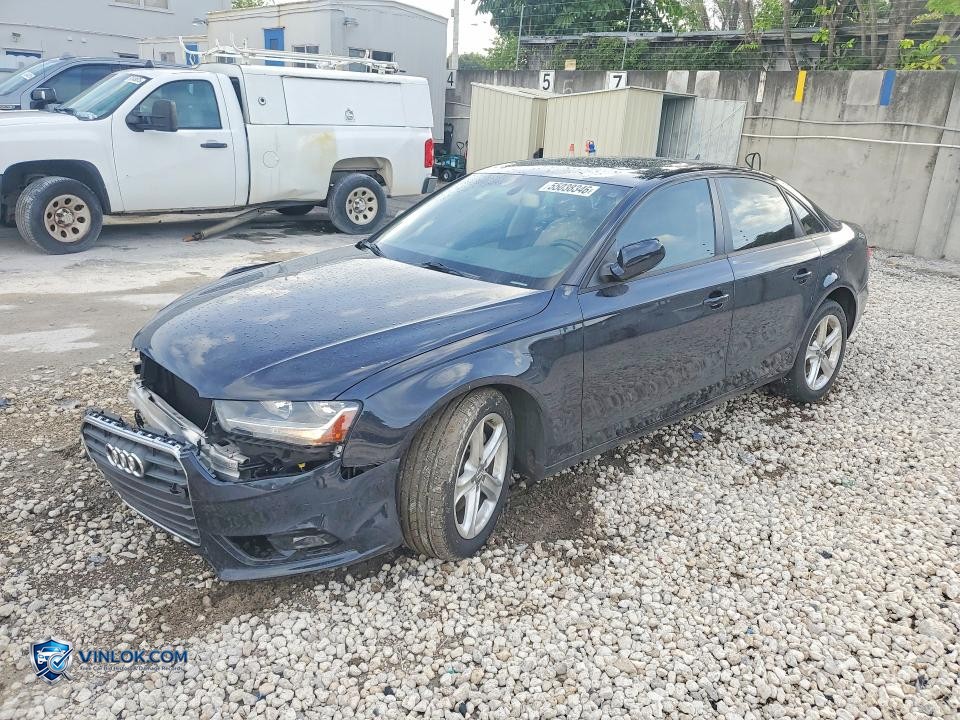 2013 AUDI A4 PREMIUM – Lot 55038346 auction photo