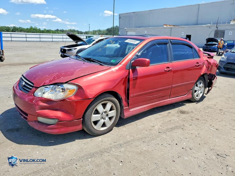 2004 TOYOTA COROLLA S – Lot 55046566 auction photo