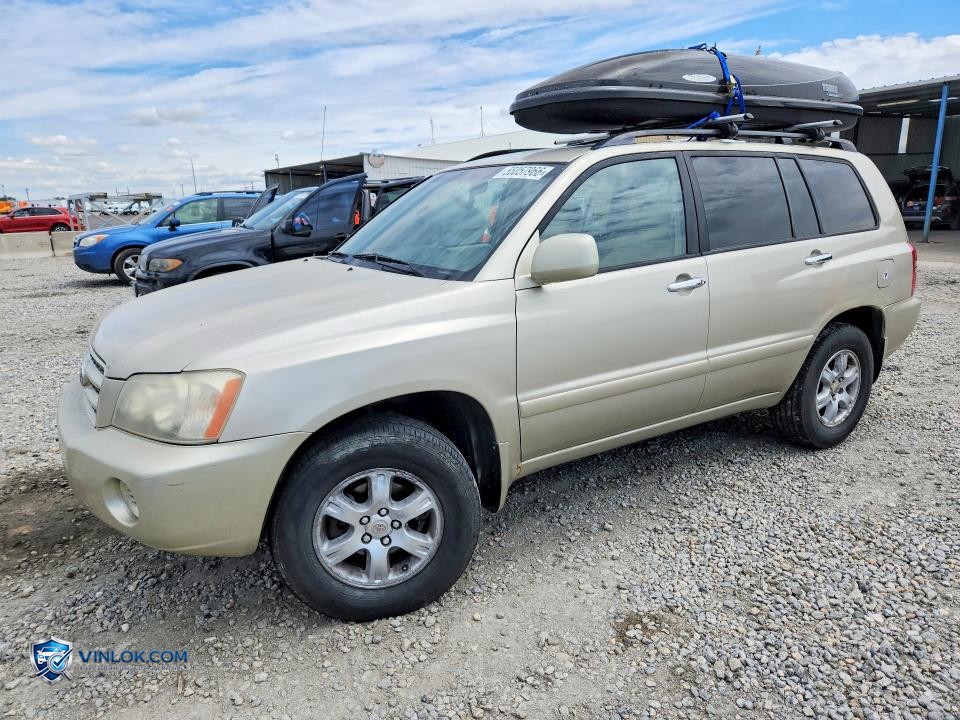 2002 TOYOTA HIGHLANDER LIMITED – Lot 55057966 auction photo