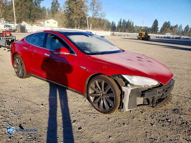 2015 TESLA MODEL S – Lot 55058256 auction photo