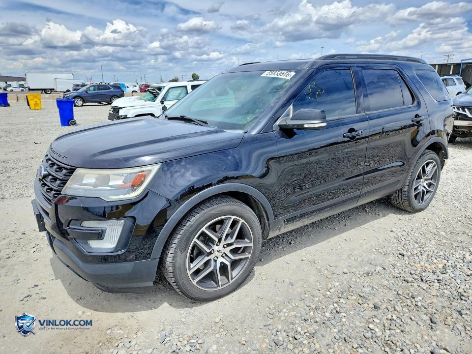 2017 FORD EXPLORER SPORT – Lot 55058666 auction photo
