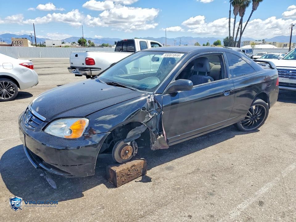 2001 HONDA CIVIC SI – Lot 55061846 auction photo