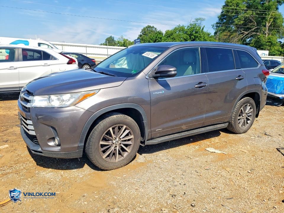 2017 TOYOTA HIGHLANDER HYBRID XLE – Lot 55062106 auction photo