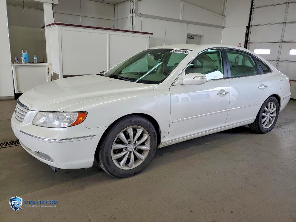 2008 HYUNDAI AZERA LIMITED – Lot 55066866 auction photo