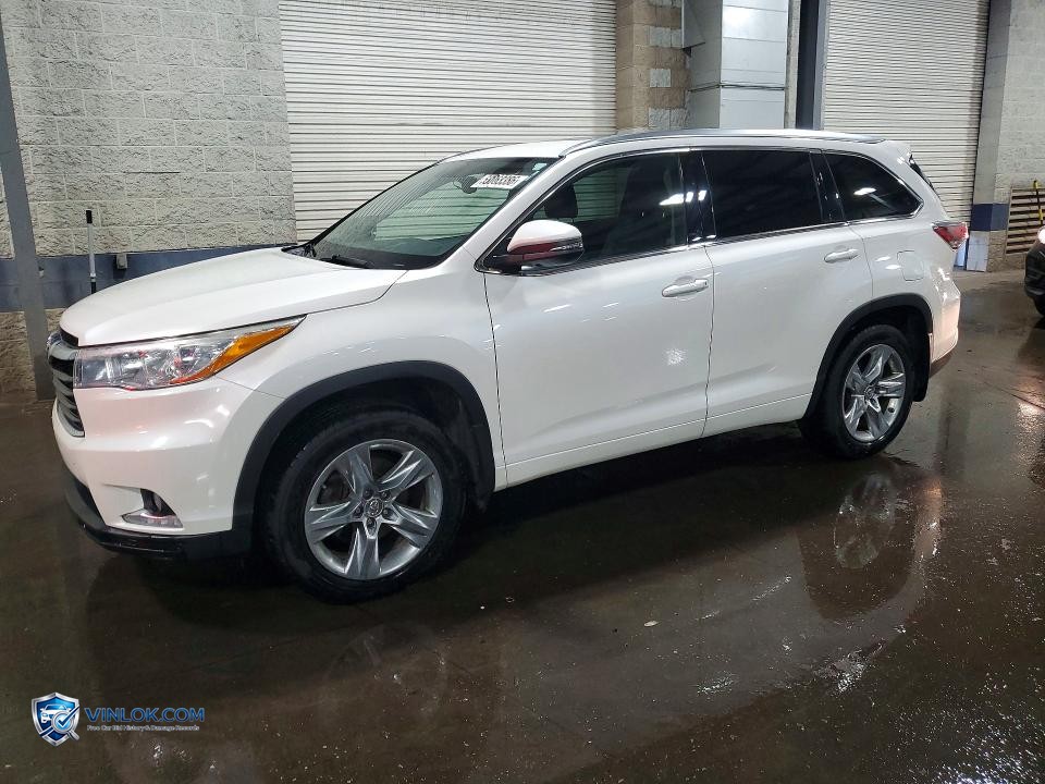 2015 TOYOTA HIGHLANDER LIMITED – Lot 55068386 auction photo