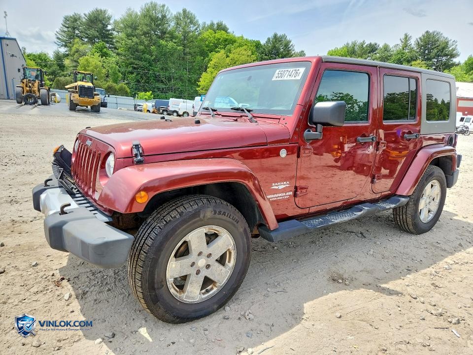 2010 JEEP WRANGLER UNLIMITED SAHARA – Lot 55071476 auction photo
