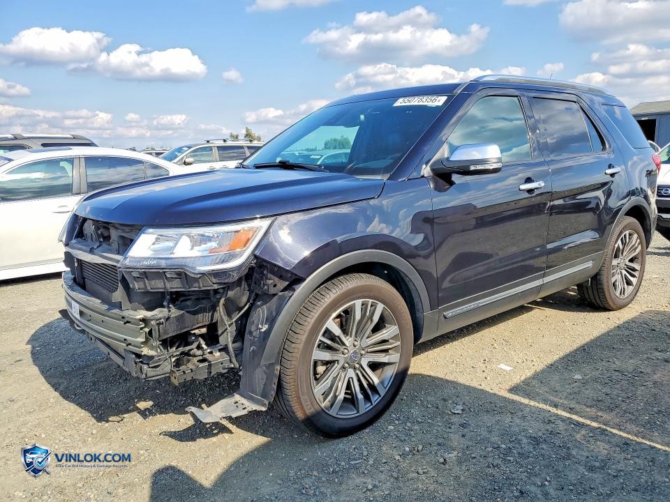 2019 FORD EXPLORER PLATINUM – Lot 55078356 auction photo