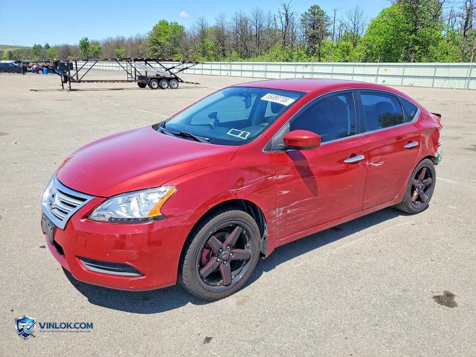 2013 NISSAN SENTRA S – Lot 55080706 auction photo