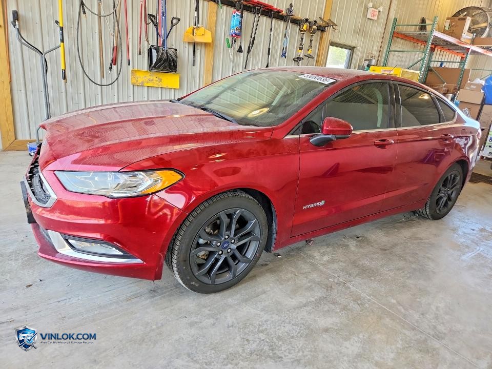 2018 FORD FUSION SE HYBRID – Lot 55083636 auction photo