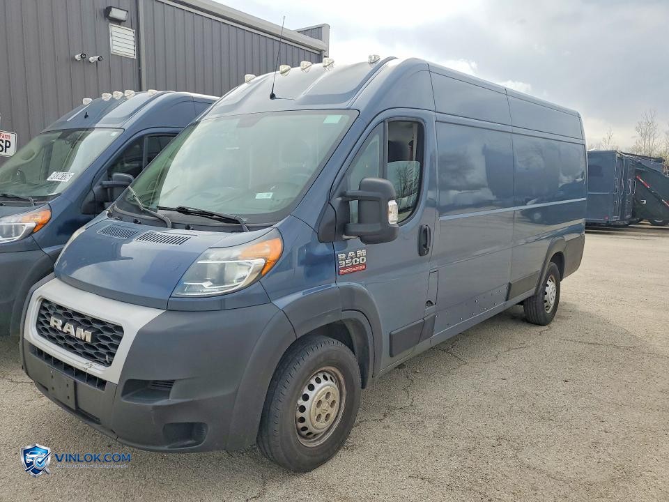 2020 RAM PROMASTER 3500 CARGO ** R & D * CLN TITL – Lot 55084526 auction photo