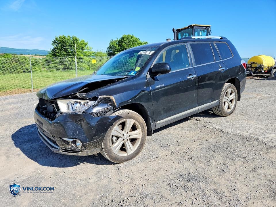 2013 TOYOTA HIGHLANDER LIMITED – Lot 55088196 auction photo