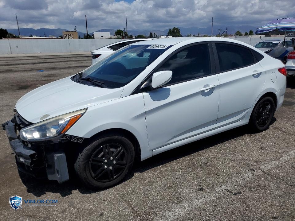 2015 HYUNDAI ACCENT GLS – Lot 55096296 auction photo
