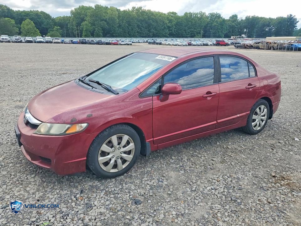 2009 HONDA CIVIC LX – Lot 55097746 auction photo