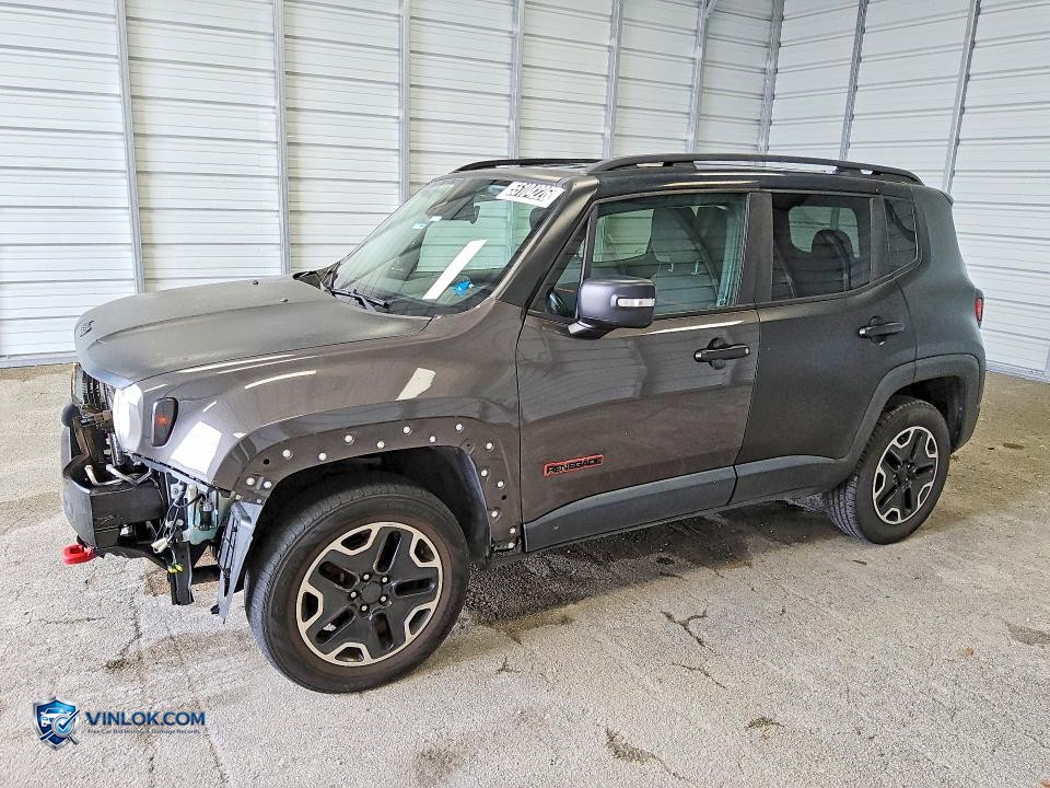 2017 JEEP RENEGADE TRAILHAWK – Lot 55104226 auction photo