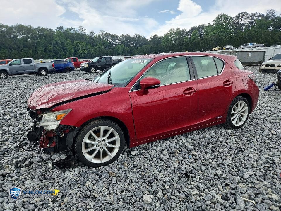 2012 LEXUS CT 200 – Lot 55104976 auction photo