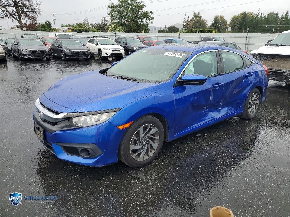 2018 HONDA CIVIC EX – Lot 55111746 auction photo