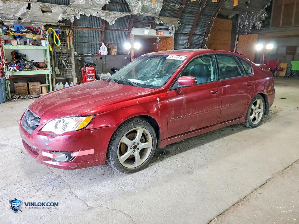 2009 SUBARU LEGACY 2.5I LIMITED – Lot 55113016 auction photo