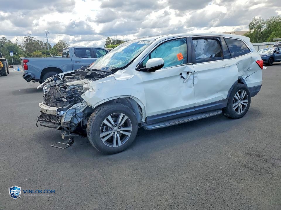 2016 HONDA PILOT EXL – Lot 55114116 auction photo
