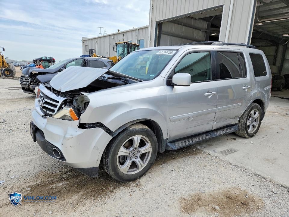 2013 HONDA PILOT EXL – Lot 55114456 auction photo