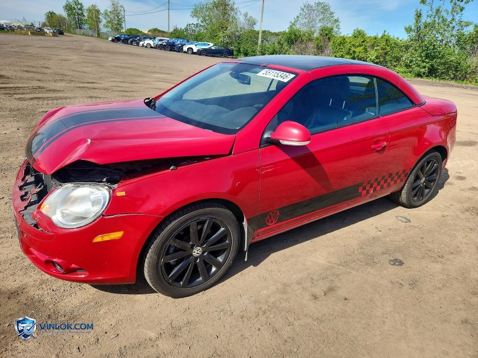 2007 VOLKSWAGEN EOS 2.0T LUXURY – Lot 55115346 auction photo