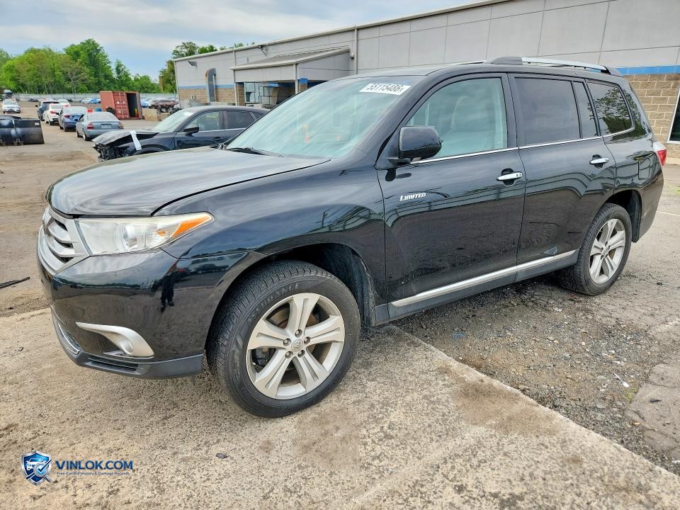 2013 TOYOTA HIGHLANDER LIMITED – Lot 55115486 auction photo