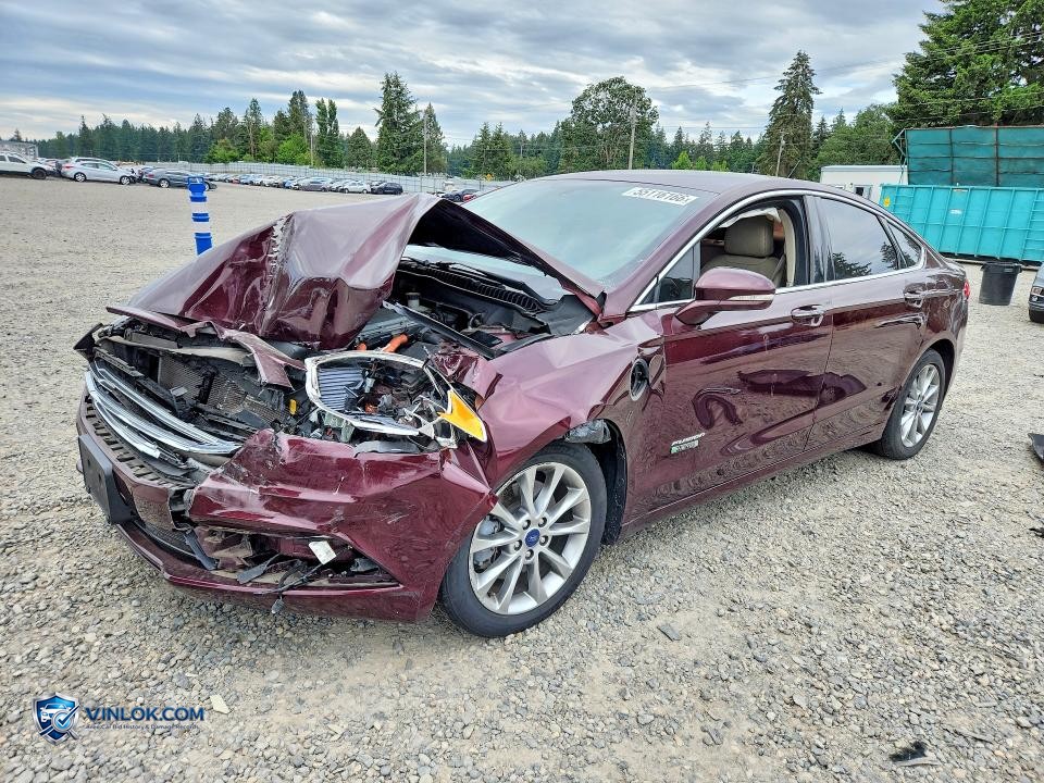 2017 FORD FUSION SE PHEV – Lot 55116166 auction photo