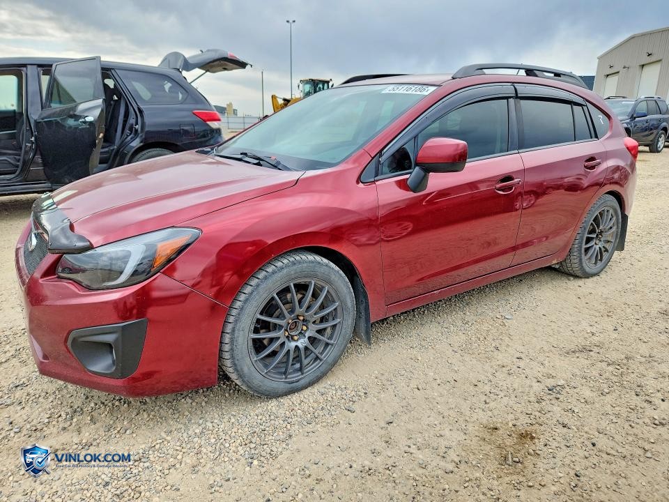 2012 SUBARU IMPREZA PREMIUM – Lot 55116186 auction photo