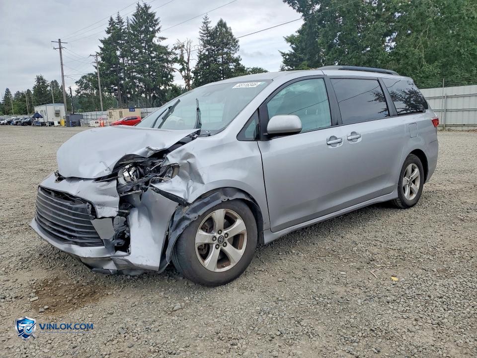 2018 TOYOTA SIENNA LE – Lot 55116346 auction photo
