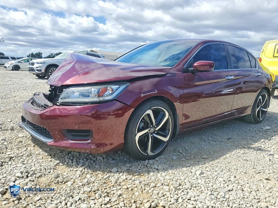 2014 HONDA ACCORD LX – Lot 55116436 auction photo