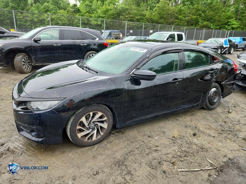 2016 HONDA CIVIC EX – Lot 55117566 auction photo