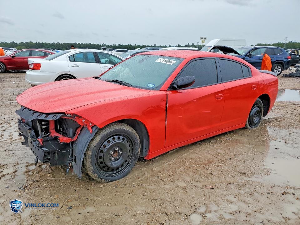 2019 DODGE CHARGER SXT – Lot 55118996 auction photo
