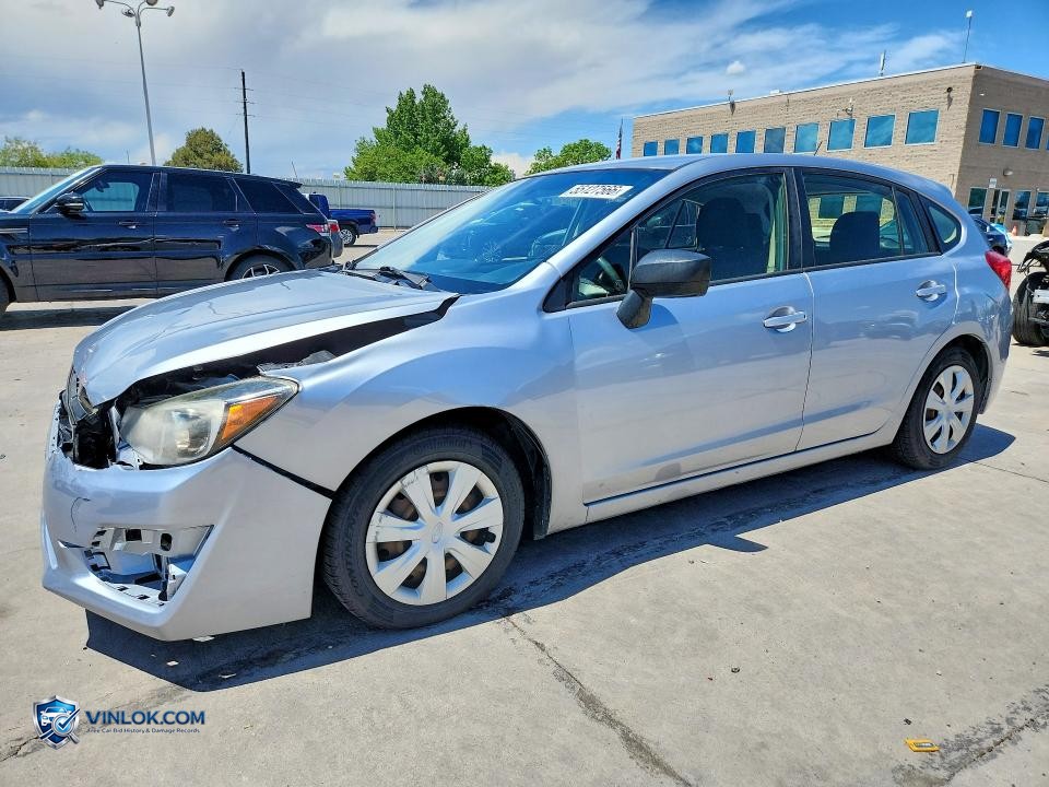 2016 SUBARU IMPREZA – Lot 55127566 auction photo