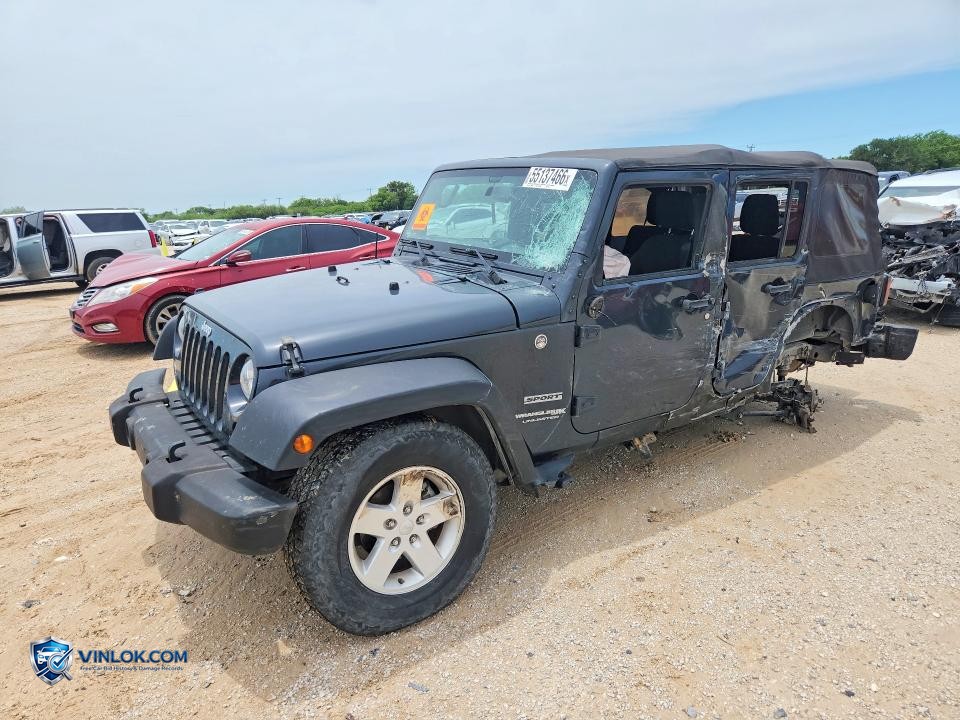 2018 JEEP WRANGLER UNLIMITED SPORT – Lot 55137466 auction photo