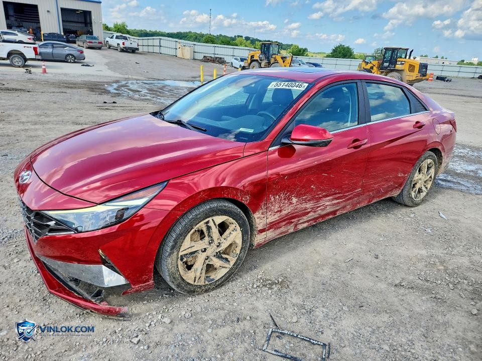 2021 HYUNDAI ELANTRA LIMITED – Lot 55140046 auction photo