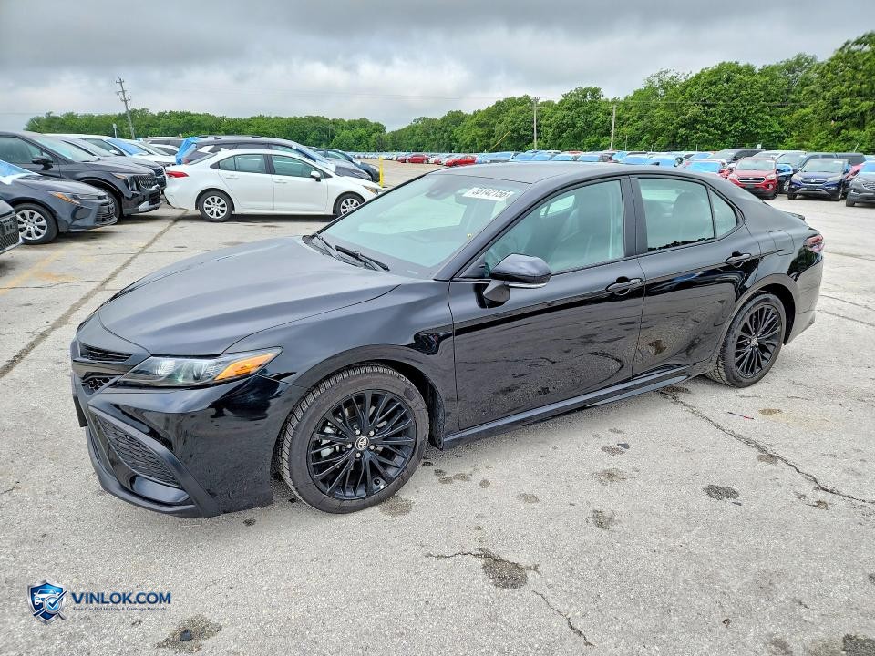 2022 TOYOTA CAMRY SE NIGHTSHADE – Lot 55142156 auction photo