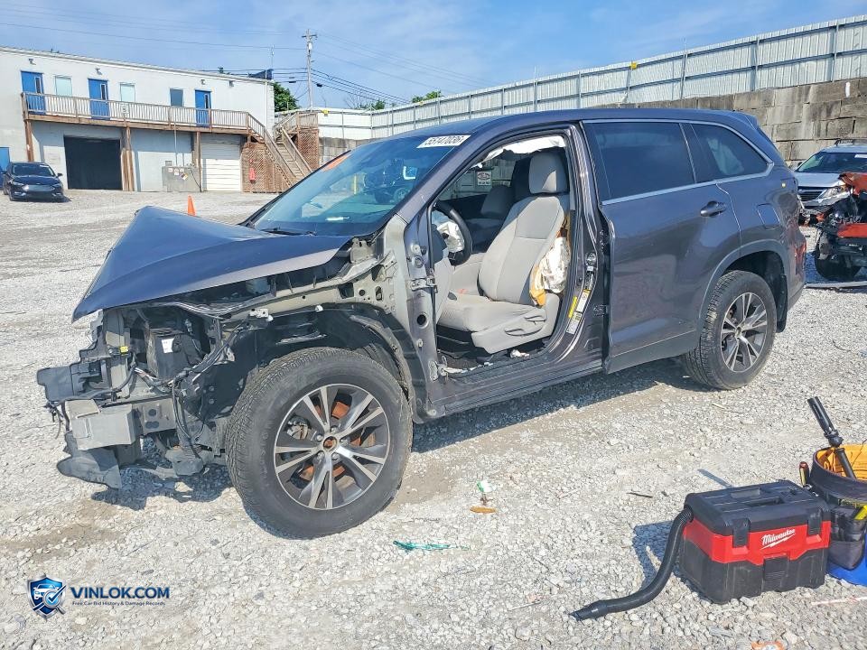 2019 TOYOTA HIGHLANDER LE – Lot 55147036 auction photo