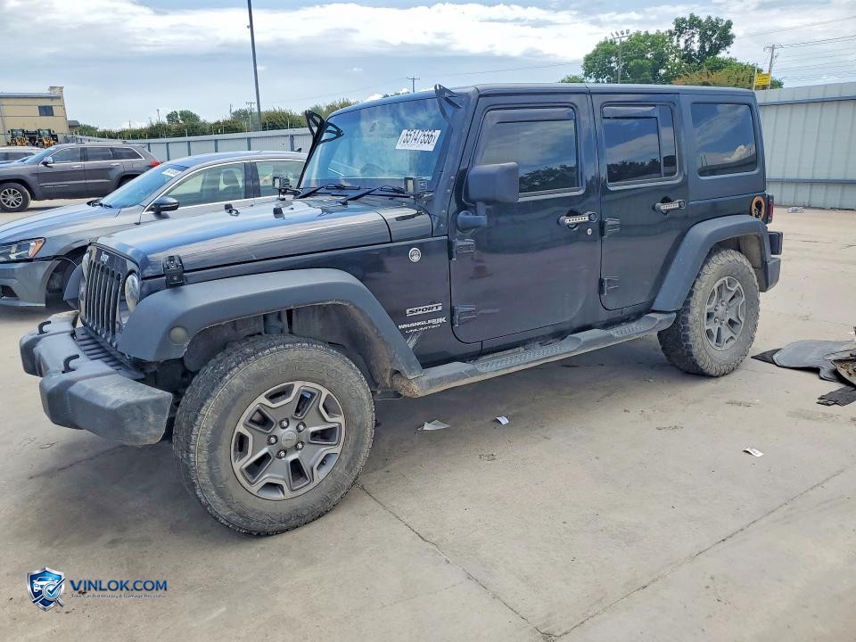 2018 JEEP WRANGLER UNLIMITED SPORT – Lot 55147556 auction photo