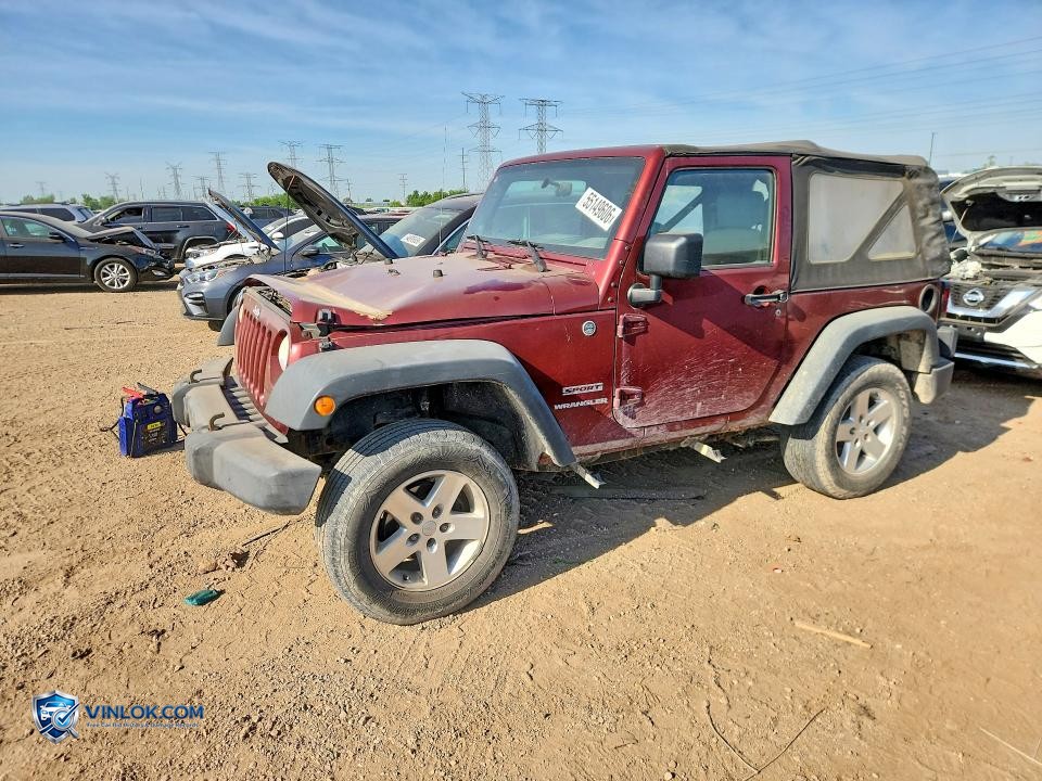 2010 JEEP WRANGLER SPORT – Lot 55149606 auction photo