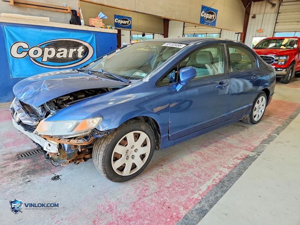 2010 HONDA CIVIC LX – Lot 55153486 auction photo