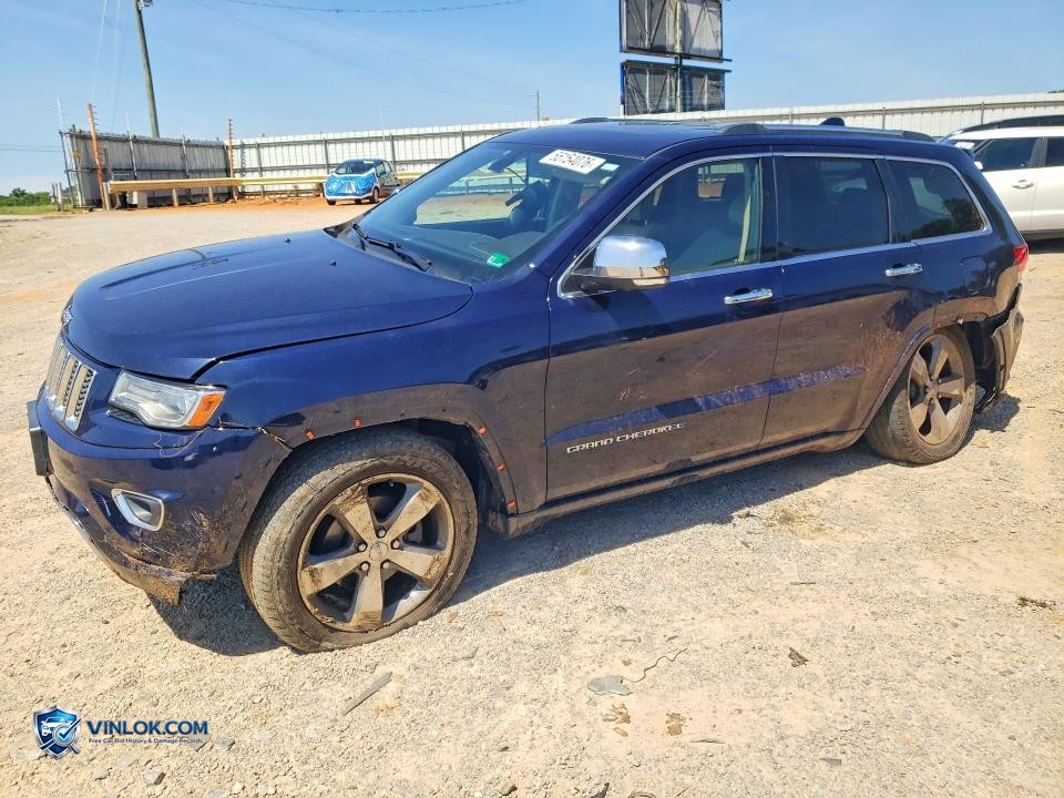 2014 JEEP GRAND CHEROKEE OVERLAND – Lot 55154076 auction photo
