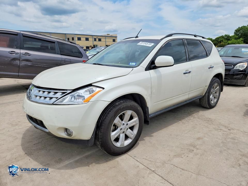 2007 NISSAN MURANO S – Lot 55154676 auction photo