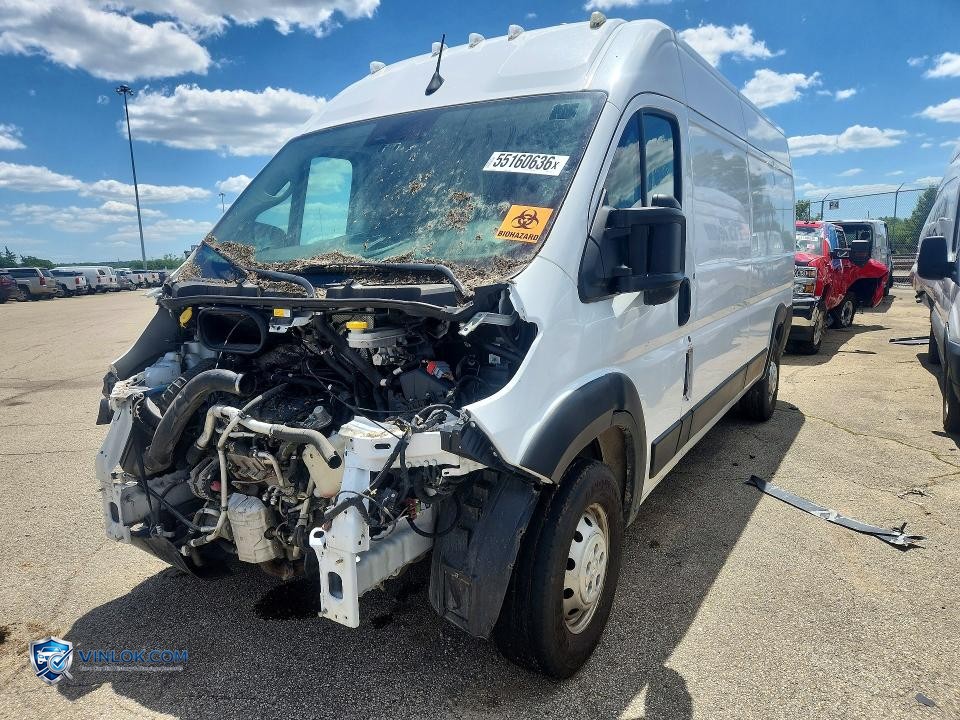 2023 RAM PROMASTER 2500 DELIVERY VAN – Lot 55160636 auction photo