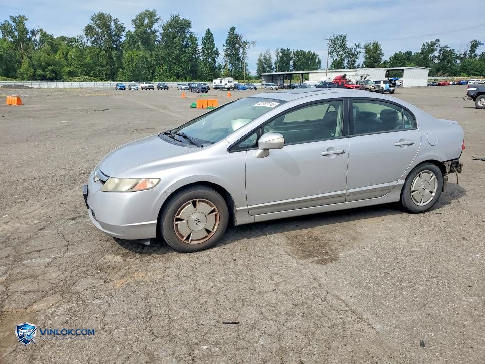 2008 HONDA CIVIC HYBRID – Lot 55162716 auction photo