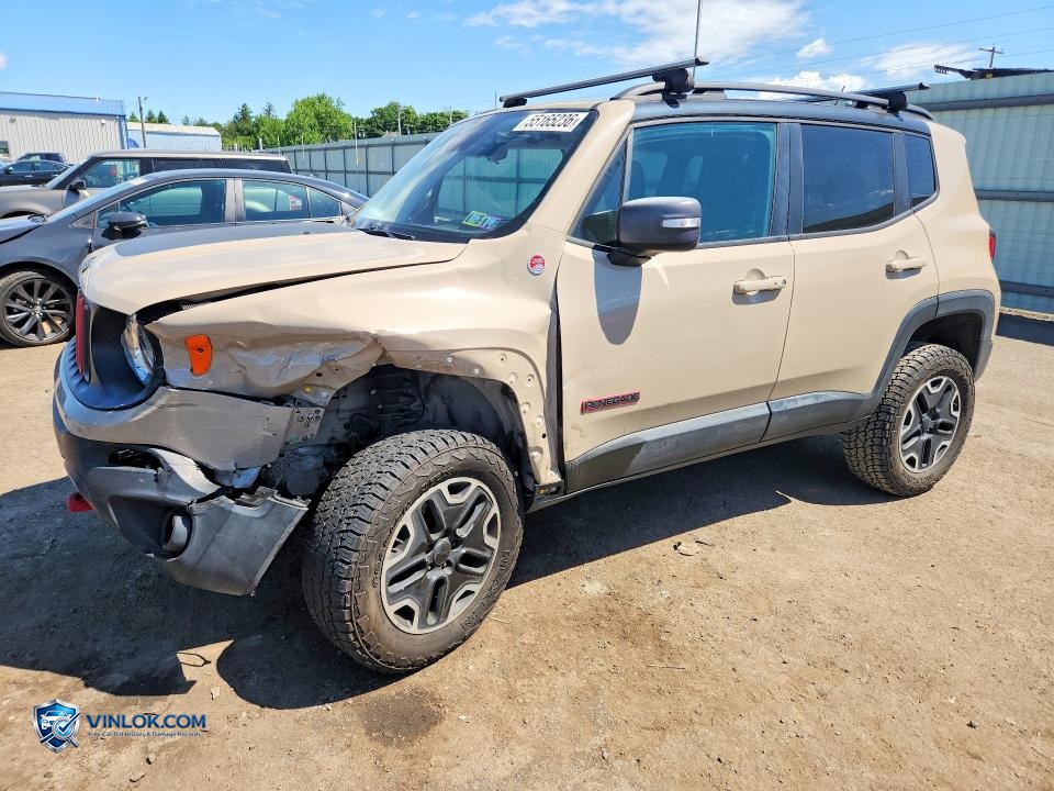 2016 JEEP RENEGADE TRAILHAWK – Lot 55165236 auction photo